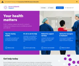Nmsupport.org.au(Support for Nurses & Midwivies) Screenshot