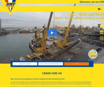 NMTcranes.co.uk(NMT Crane Hire Ltd) Screenshot