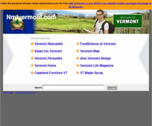 NMtvermont.com(The Leading NMT Vermont Site on the Net) Screenshot