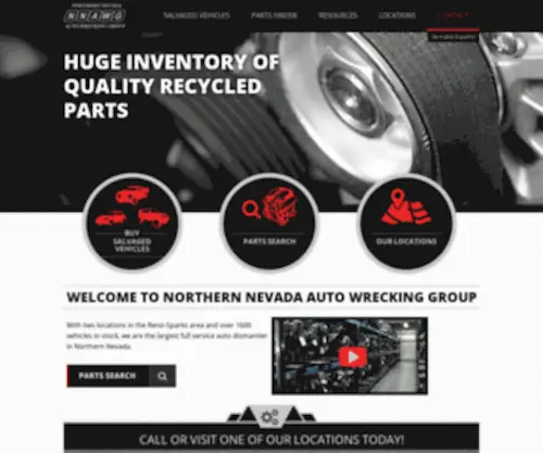 NNawg.com(Northern Nevada Auto Wrecking Group) Screenshot