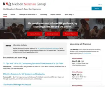 NNgroup.com(Nielsen Norman Group) Screenshot