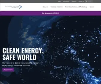 NNL.co.uk(National Nuclear Laboratory) Screenshot