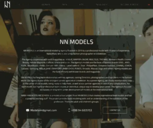 NNmodels.uz(NANA HAN MODELING SCHOOL) Screenshot