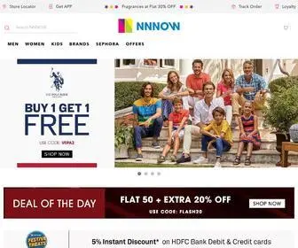 NNNow.com(Shop from India's Branded Clothing & Fashion Store Online) Screenshot