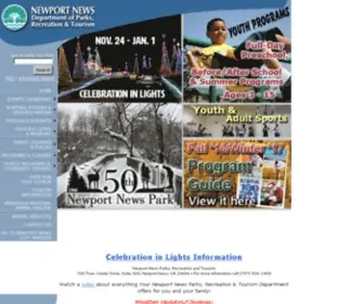 NNparks.com(Newport News Department of Parks) Screenshot