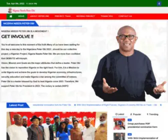 NNpo.org(Nigeria Needs Peter Obi) Screenshot