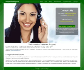 NNSTPTHRLLSWTHY.com(Support Center) Screenshot