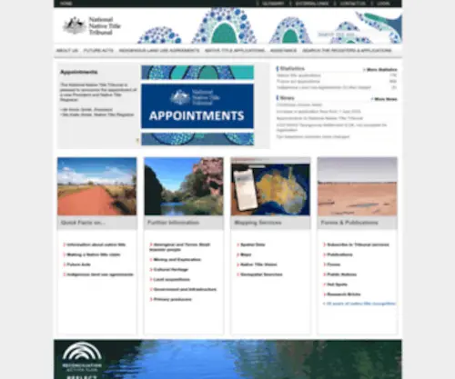 NNTT.gov.au(National Native Title Tribunal) Screenshot