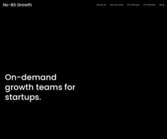 NO-BSgrowth.com(No-BS Growth) Screenshot