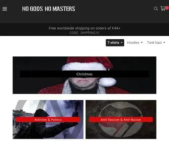 NO-Gods-NO-Masters.com(Non-profit political) Screenshot