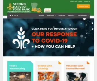 NO-Hunger.org(Second Harvest Food Bank of Greater New Orleans and Acadiana) Screenshot
