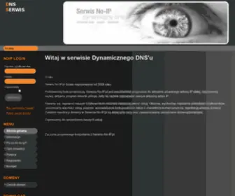 NO-IP.pl(Witaj w serwisie Dynamicznego DNS'u) Screenshot