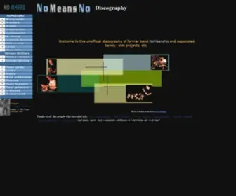 NO-Means-NO.de(Nomeansno Discography) Screenshot