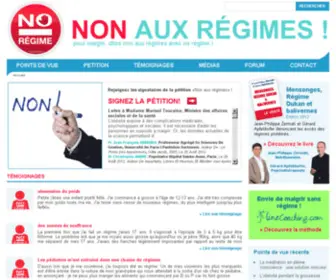 NO-Regime.com(Main page) Screenshot