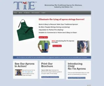 NO-Tie.net(Reinventing The Traditional Apron For Business) Screenshot