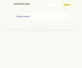 NO-Trace.me(Proxy) Screenshot