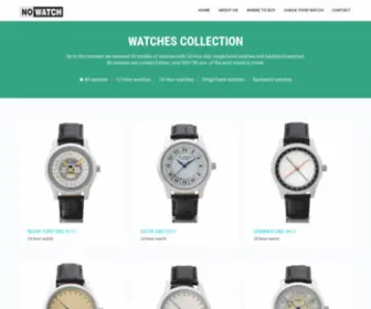 NO-Watch.co.uk(24 hour watches) Screenshot