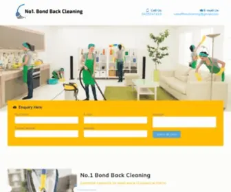 NO1Bondbackclean.com.au(Professional Oven Cleaning Services) Screenshot