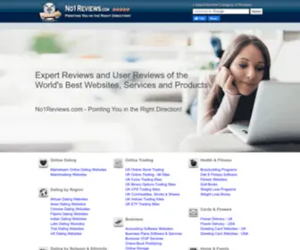 NO1Reviews.com(Website Reviews and Product Reviews) Screenshot