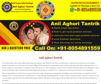 NO1Tantrikaghori.com(Love Problem Solution) Screenshot