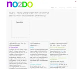 NO2DO.com(I Ging Orakelspiel) Screenshot