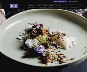 NO35.com.au(No35 Restaurant) Screenshot