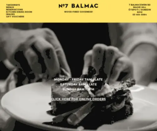 NO7Balmac.co.nz(No7 Balmac) Screenshot