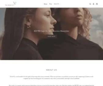 Noa-AND-CO.com(Noa & Co was founded with the goal of redefining salon essentials. Our company) Screenshot