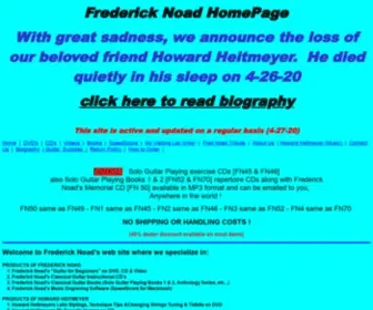 Noad.com(Frederick Noad) Screenshot