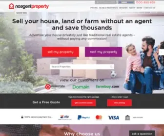 Noagentproperty.com.au(Sell My House Privately) Screenshot