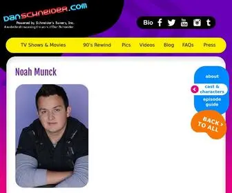 Noah-Munck-Danschneider.com(Noah Munck) Screenshot