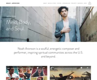 Noaharonson.com(Noah Aronson Music) Screenshot