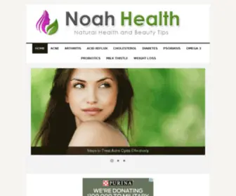 Noahhealth.org(Noah Health Tips) Screenshot
