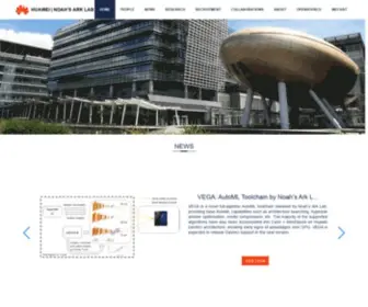 Noahlab.com.hk(Huawei Noah's Ark Lab) Screenshot