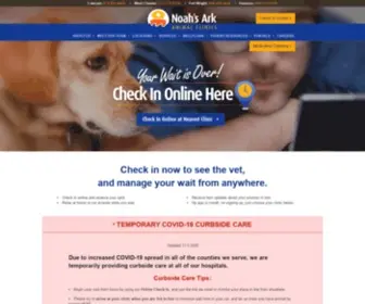 Noahsarkanimalclinics.com(Noah&#039;s Ark Animal Clinics) Screenshot