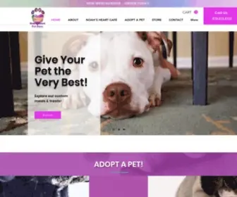 Noahsheartpets.com(Pet Store) Screenshot