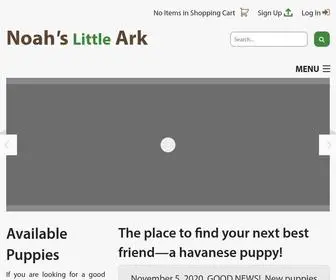 Noahslittleark.com(AKC Registered Havanese Breeders & Puppies for Sale) Screenshot