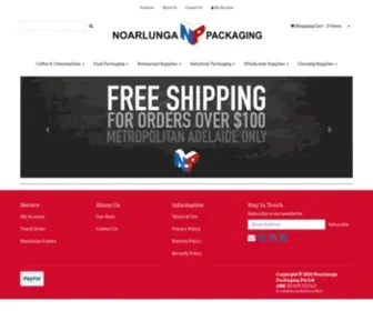 Noarlungapackaging.com.au(Noarlunga Packaging & More Than Just Coffee) Screenshot