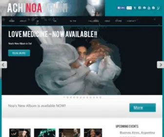 Noasmusic.com(Achinoam Nini's Official Website) Screenshot