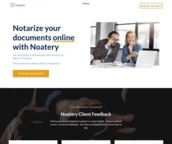 Noatery.com(Notarize Documents with Noatery) Screenshot