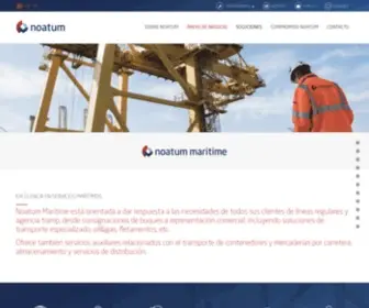 Noatummaritime.com(Noatum Maritime) Screenshot