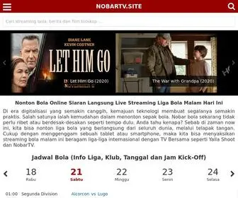 Nobartv.site(Jadwal Live Streaming Nonton Bola Siaran Langsung TV Online Bersama) Screenshot