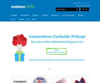 Nobbiesparties.com(Halloween) Screenshot