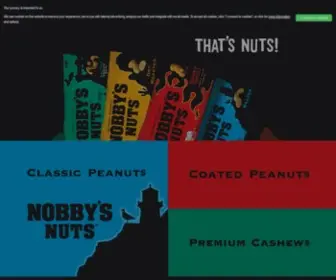 Nobbys.co.uk(Nobby's Nuts) Screenshot