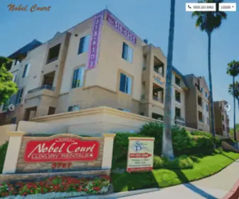 Nobelcourt.com(La Jolla Apartments near UCSD) Screenshot
