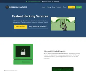 Nobeliumhackers.com(Nobelium Hackers) Screenshot