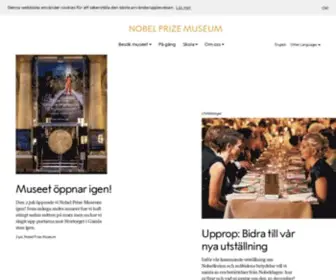 Nobelmuseum.se Screenshot