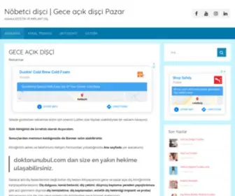 Nobetci-Disci.com(GECE AÇIK DİŞÇİ) Screenshot