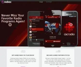 Nobexradio.com(Nobex Radio) Screenshot