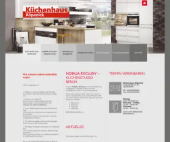 Nobiliakuechen-Berlin.de(Nobilia Küchen im Küchenhaus Berlin) Screenshot